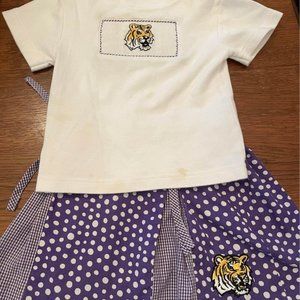 Vive La Fete Two Piece LSU Infant Appliqué